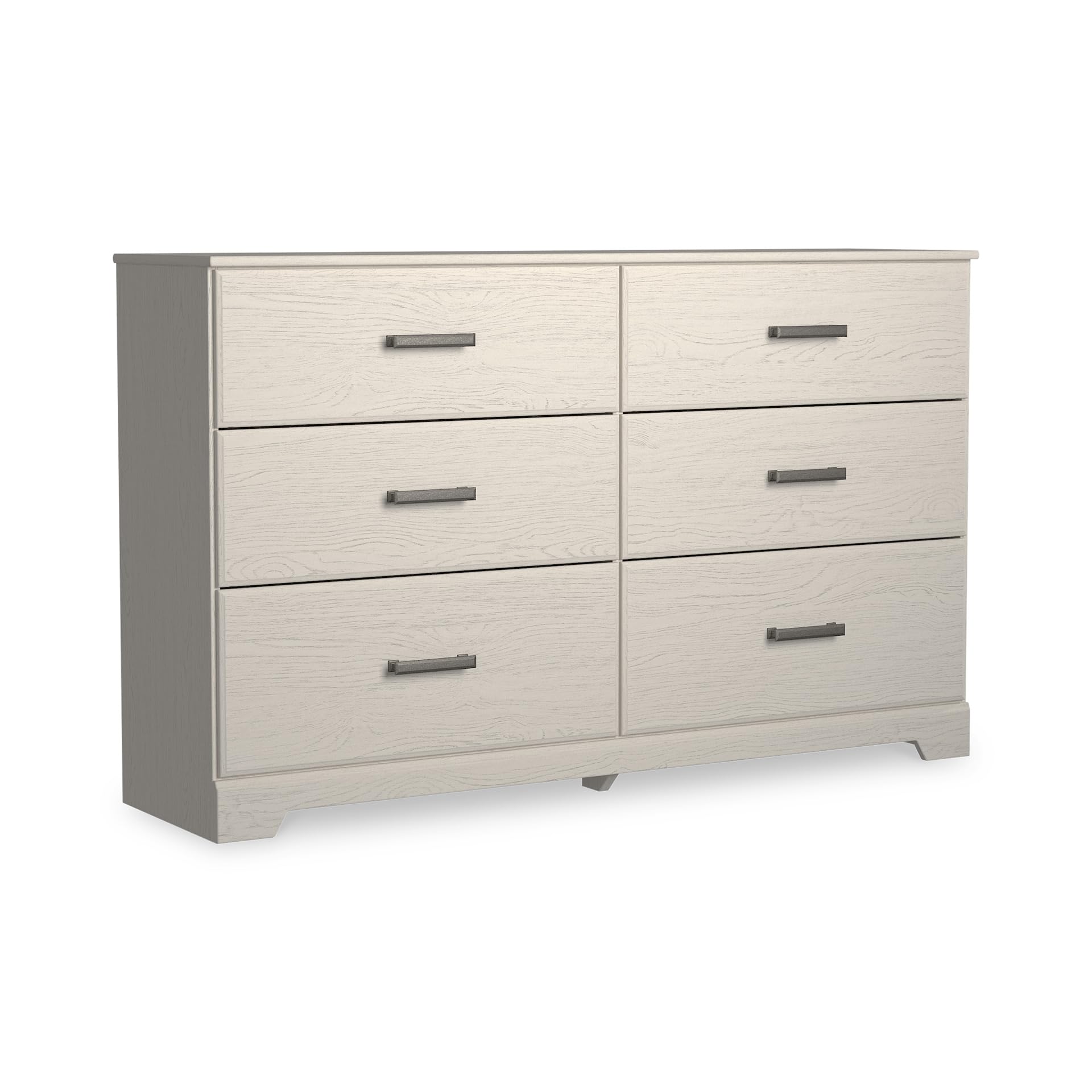 6 Drawer Dresser White Modern Scandinavian Style