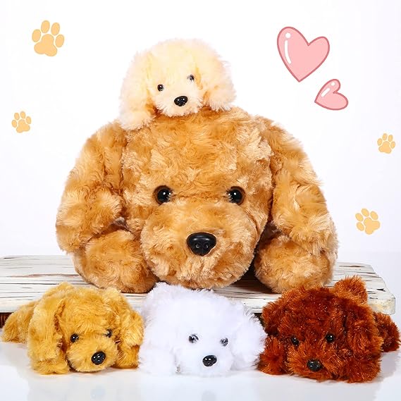 5 Pcs Dog Stuffed Animal Puppy Stuffed Animal