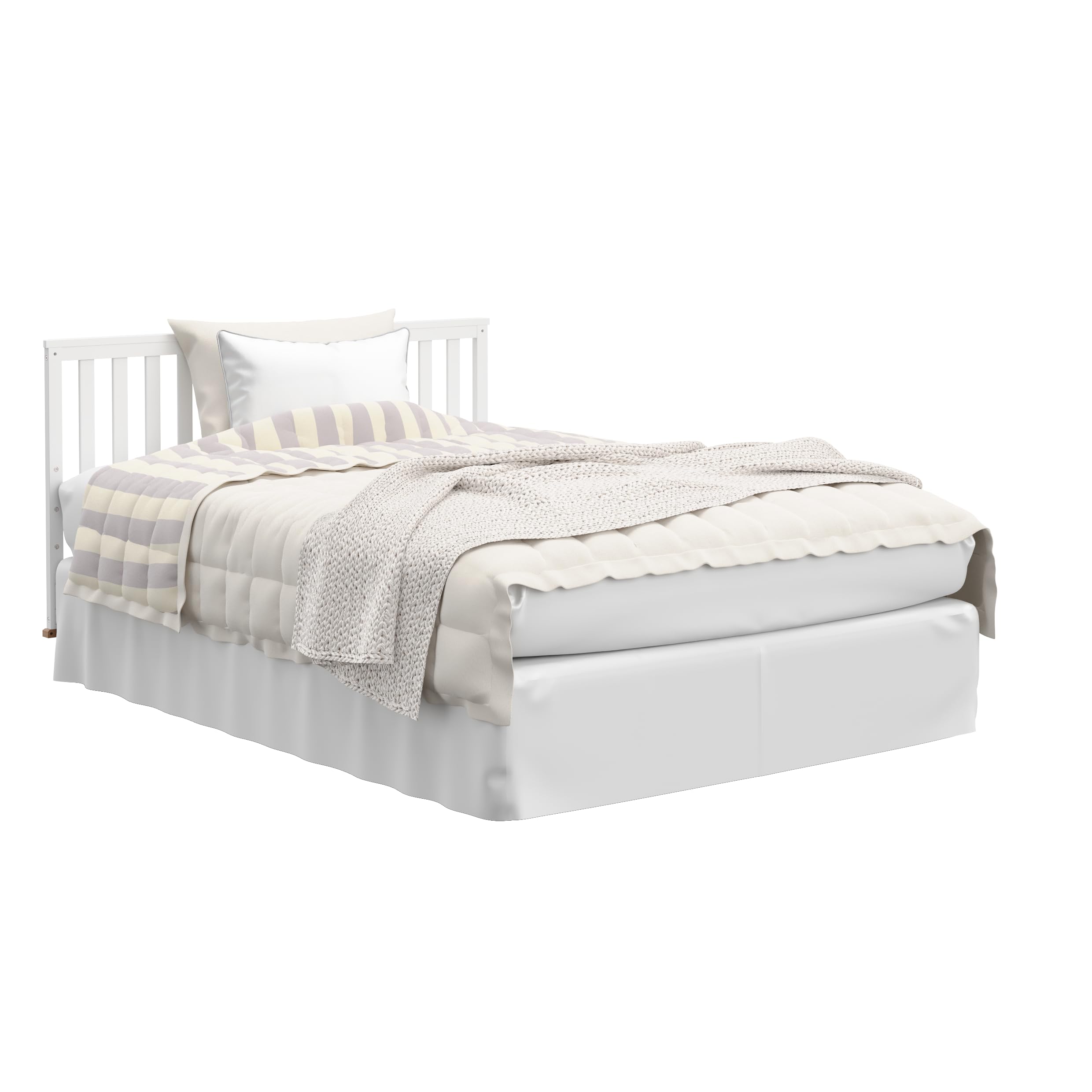 Santa Monica 5-in-1 Convertible Crib with Two-Tone Design