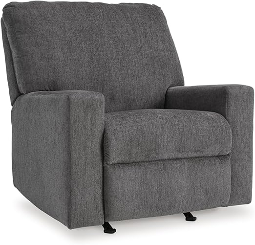Design by Ashley Rannis Casual Manual Rocker Recliner, White