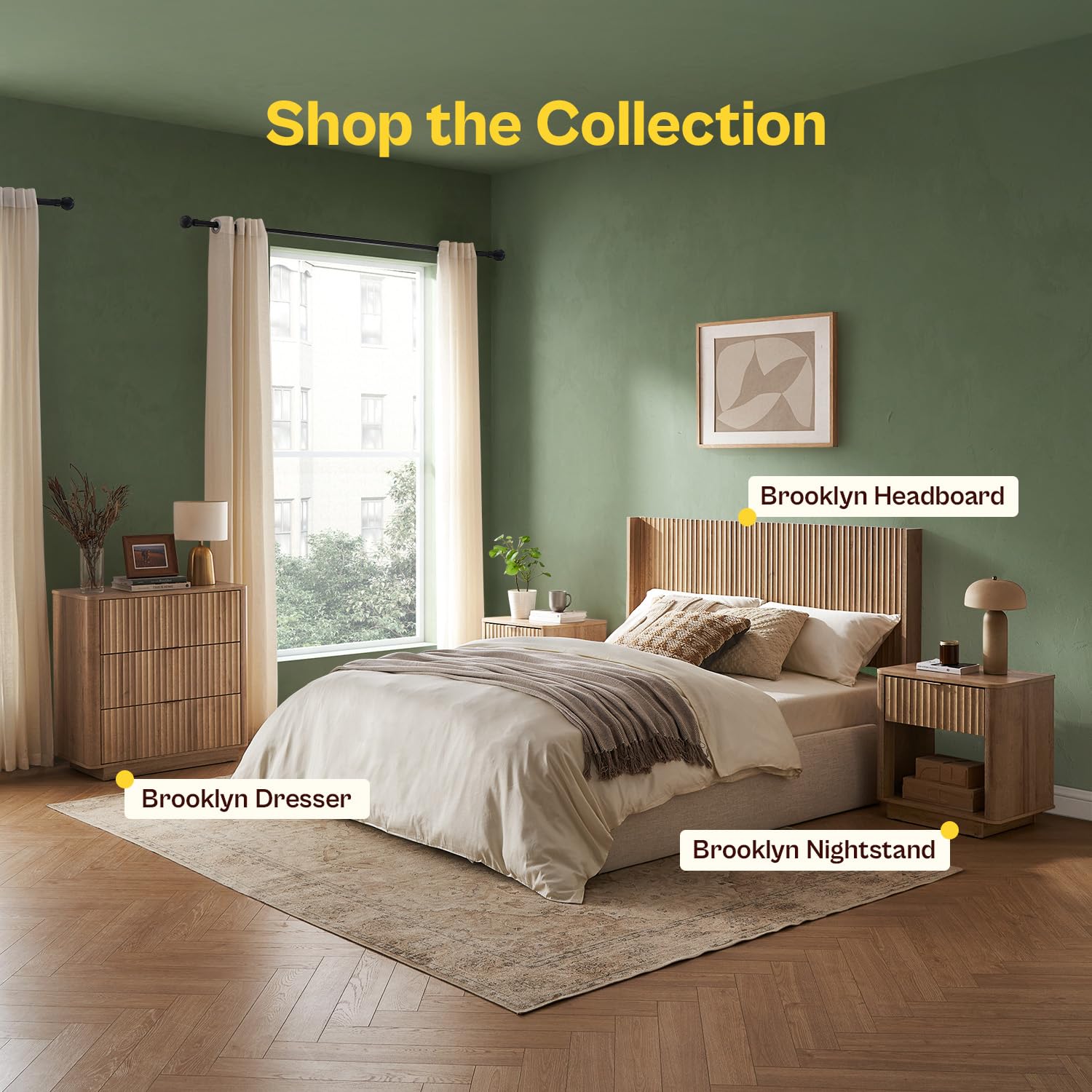 3 Drawer Dresser for Bedroom Wood Chest Organizer