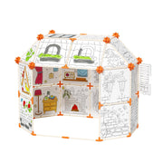 Kids Doodle Tent, Decorate and Personalize a Cardboard Fort