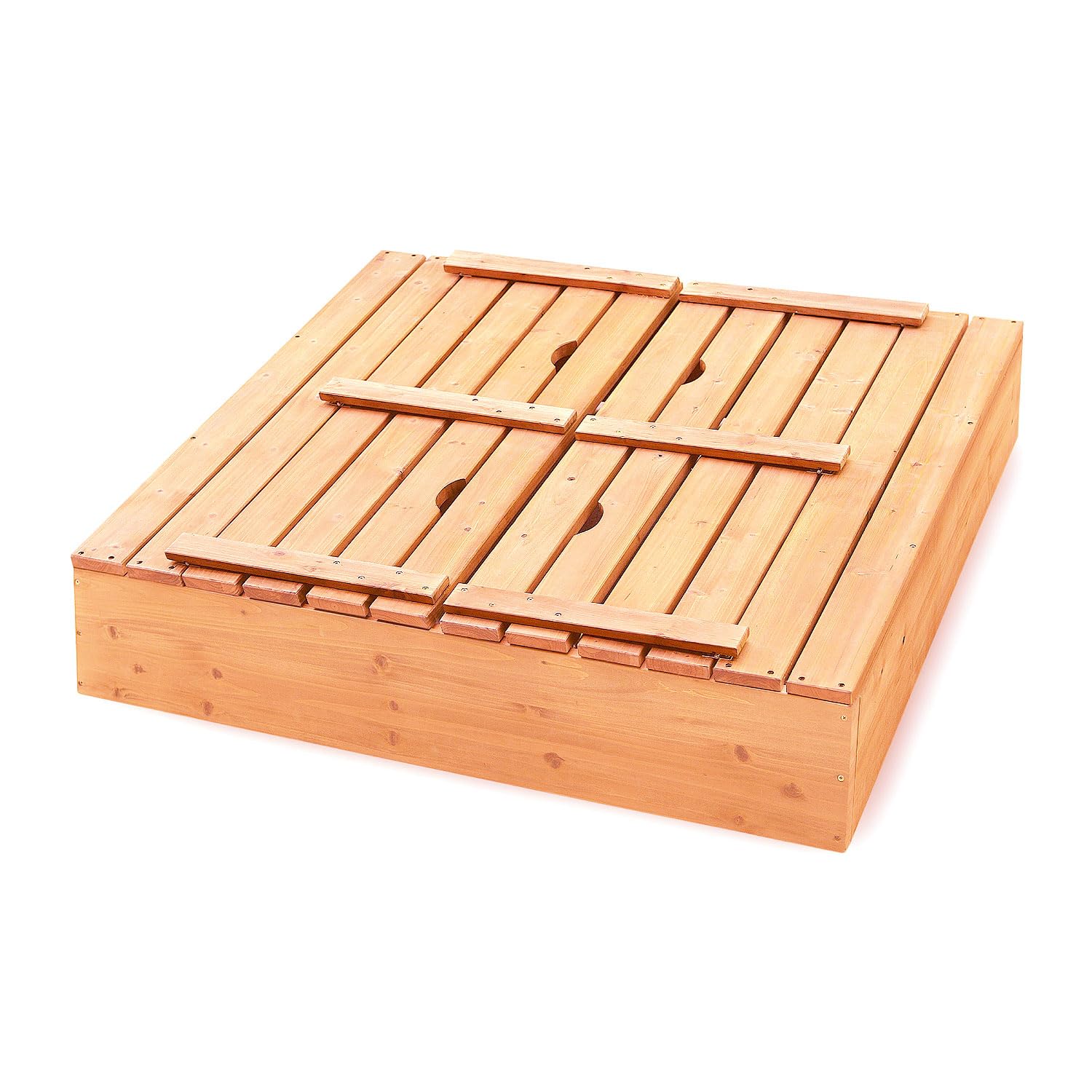 Cedar Sandbox with Convertible Bench Cover