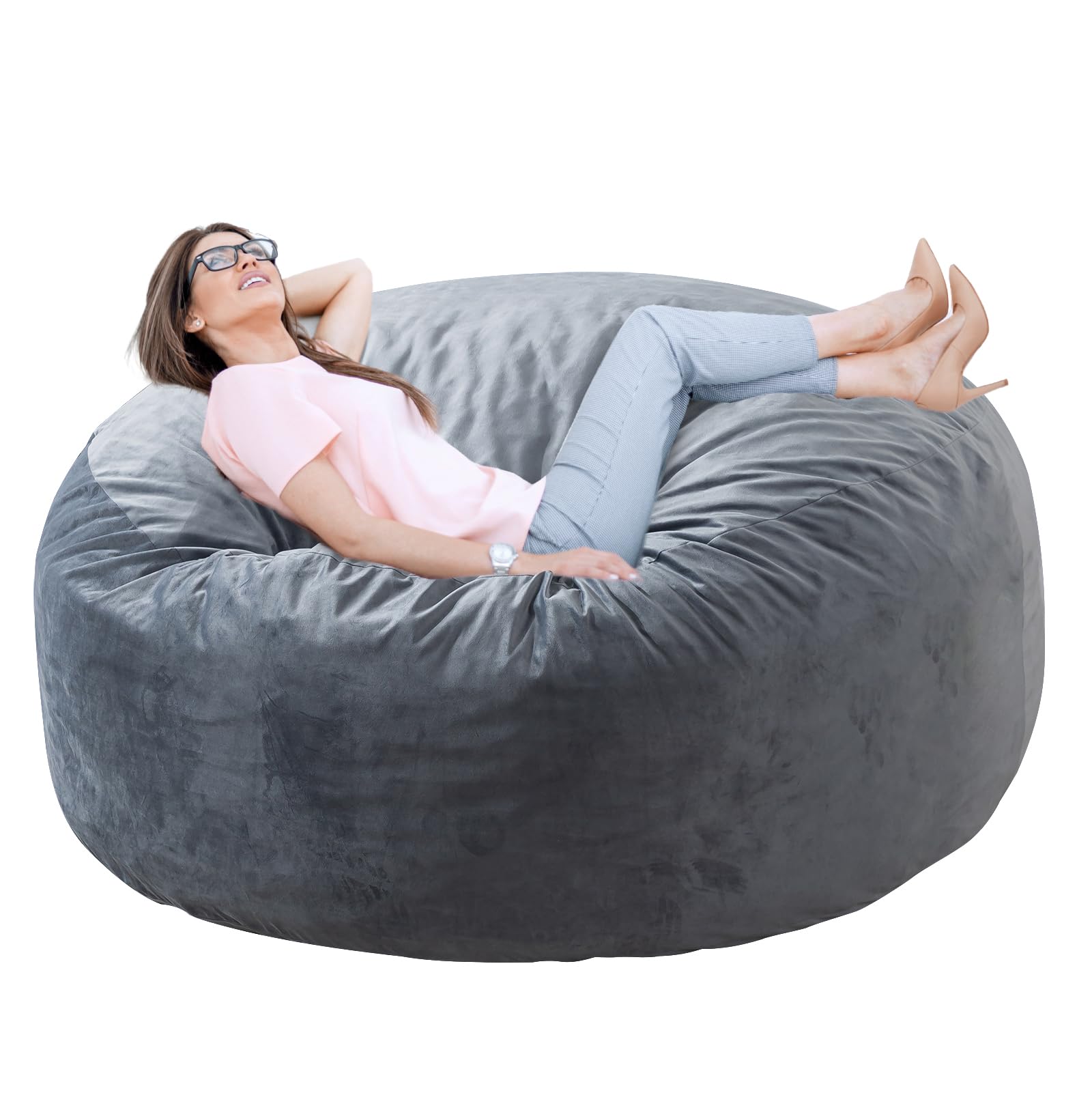 Bean Bag Chair for Adults with Memory Foam Filler Included, Big Kids Beanbag Chairs