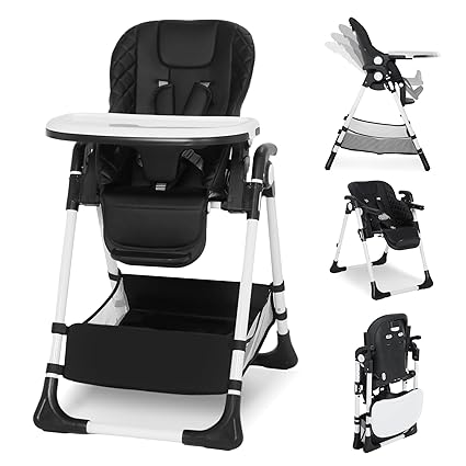 Convertible Baby High Chair, Adjustable Feeding Chair for Babies and Toddlers