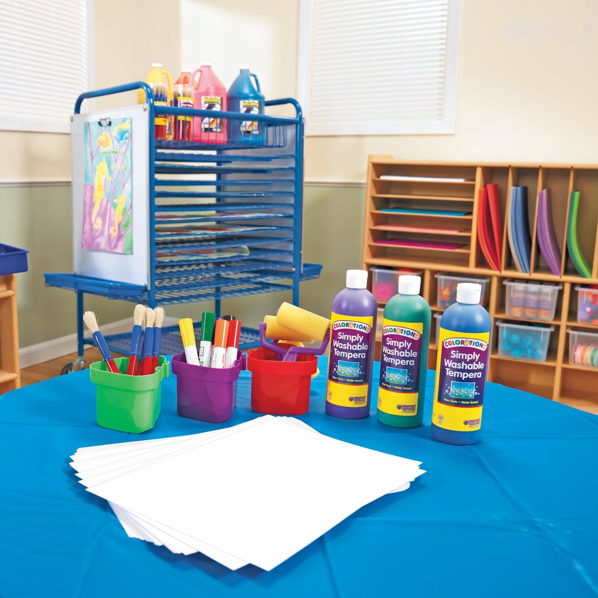 Multi-Section Classroom Organizer for Kids and Toddlers