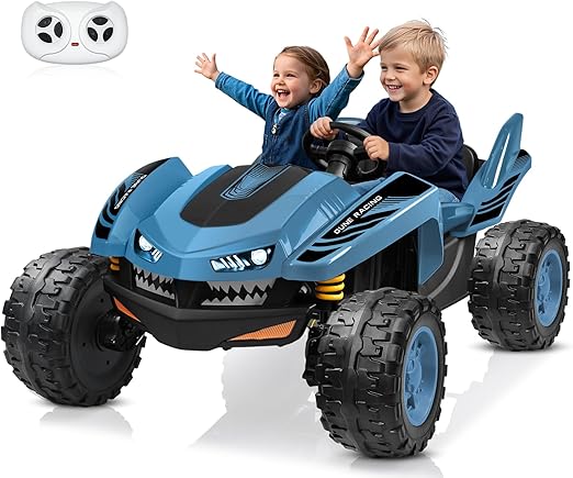 24V Ride on Toy for Big Kids 2 Seater, 4x200W, Max 5.1MPH
