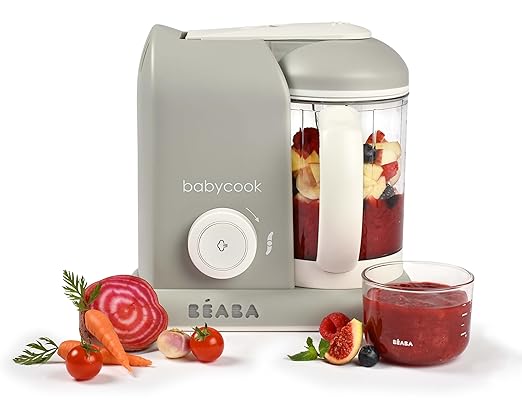 Solo 4 in 1 Baby Food Maker, Puree Steamer and Blender for Purees