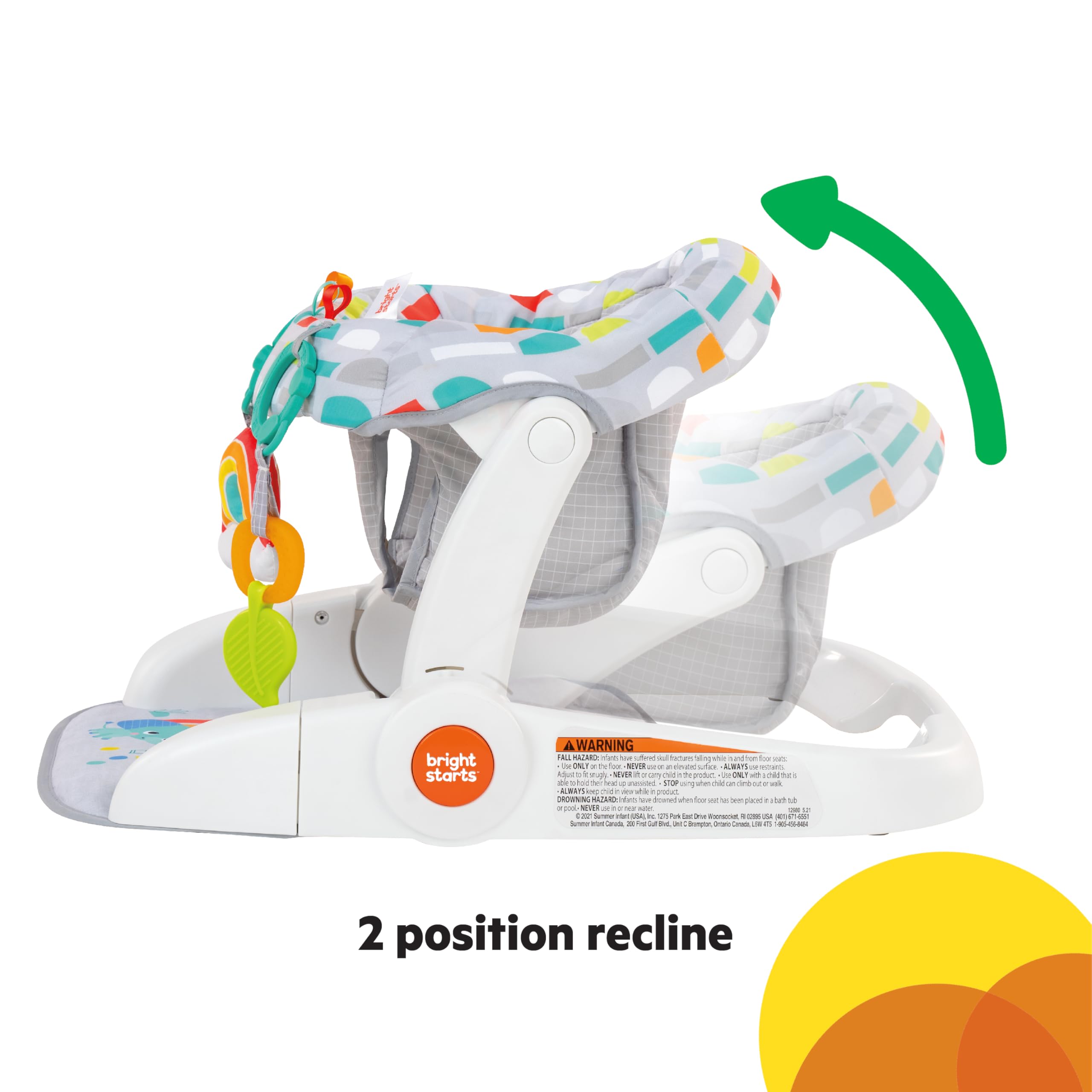 Baby Floor Seat with 2-Position Support
