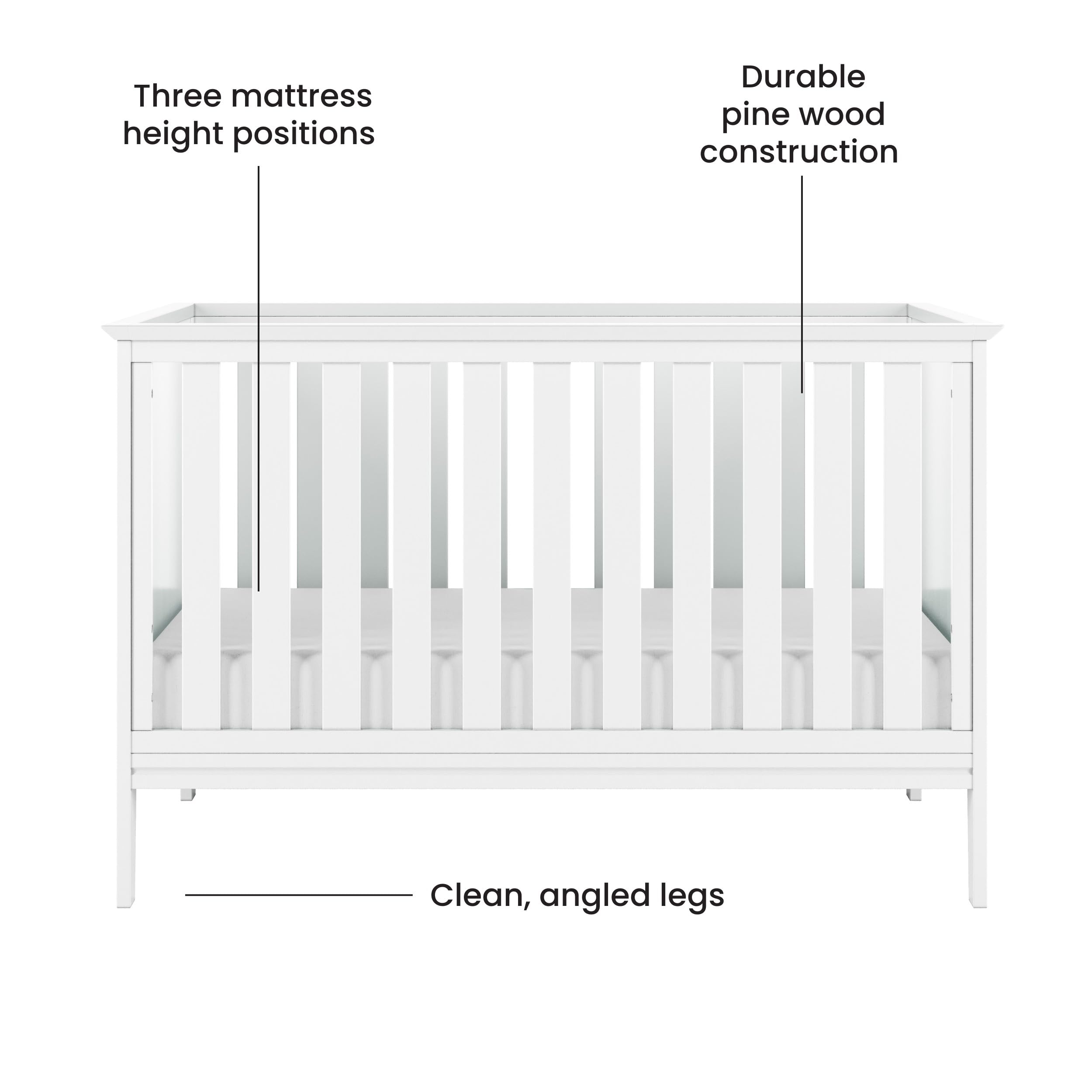 Atwood 3-in-1 Convertible Crib and Dresser Set
