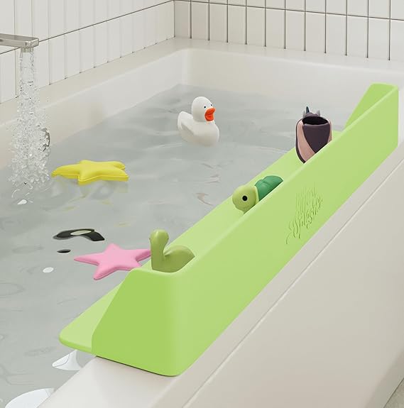 Splasher PlayPad, Bathtub Splash Guard Play Shelf - Toy Tray Caddy
