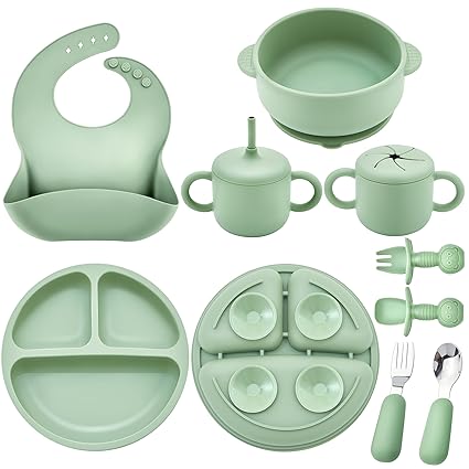 Silicone Baby Feeding Set, Baby Led Weaning Supplies