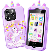 , 4.0" Touchscreen Learning Music Puzzle-Games Toddler Phone