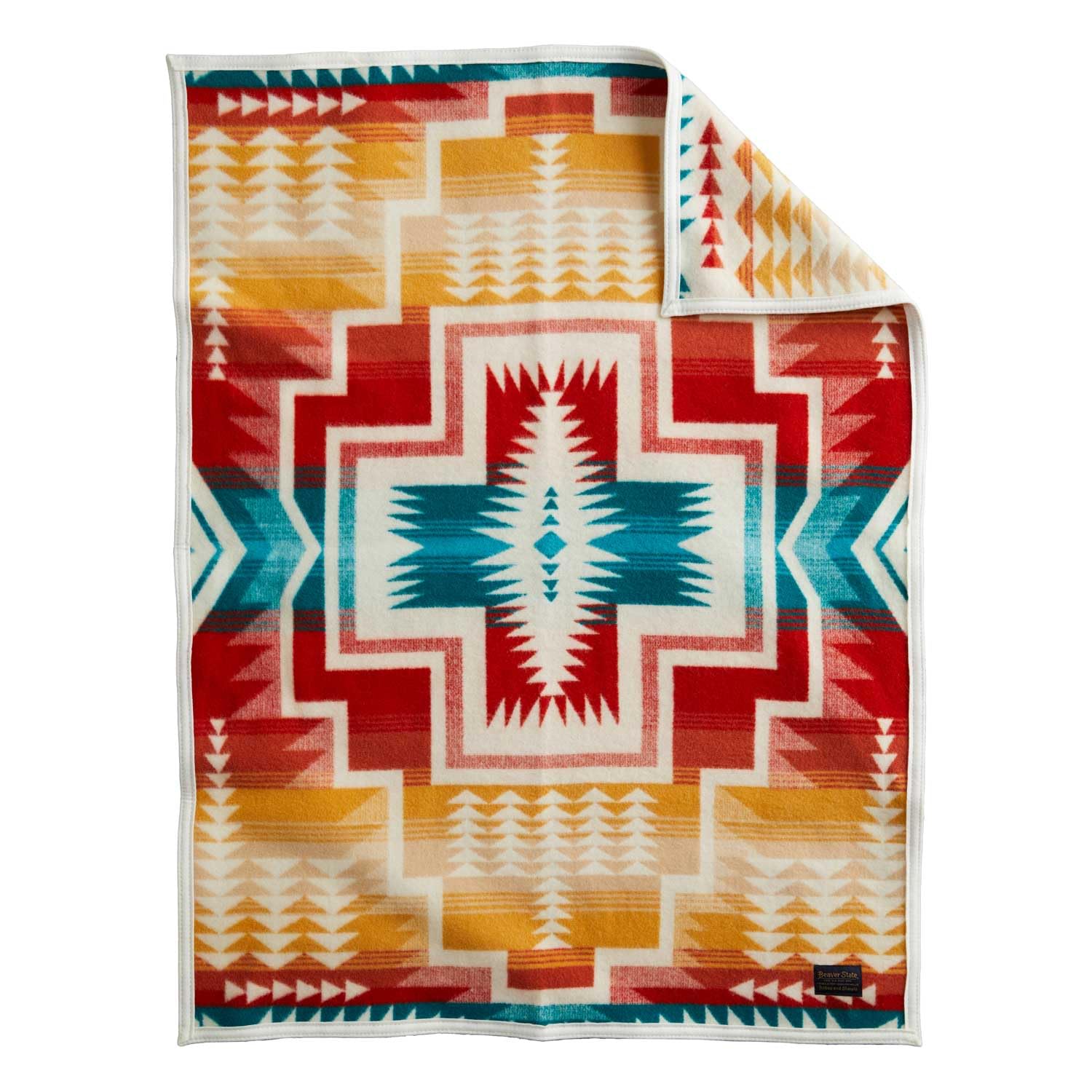 Harding Star Crib Blanket Ivory Wool
