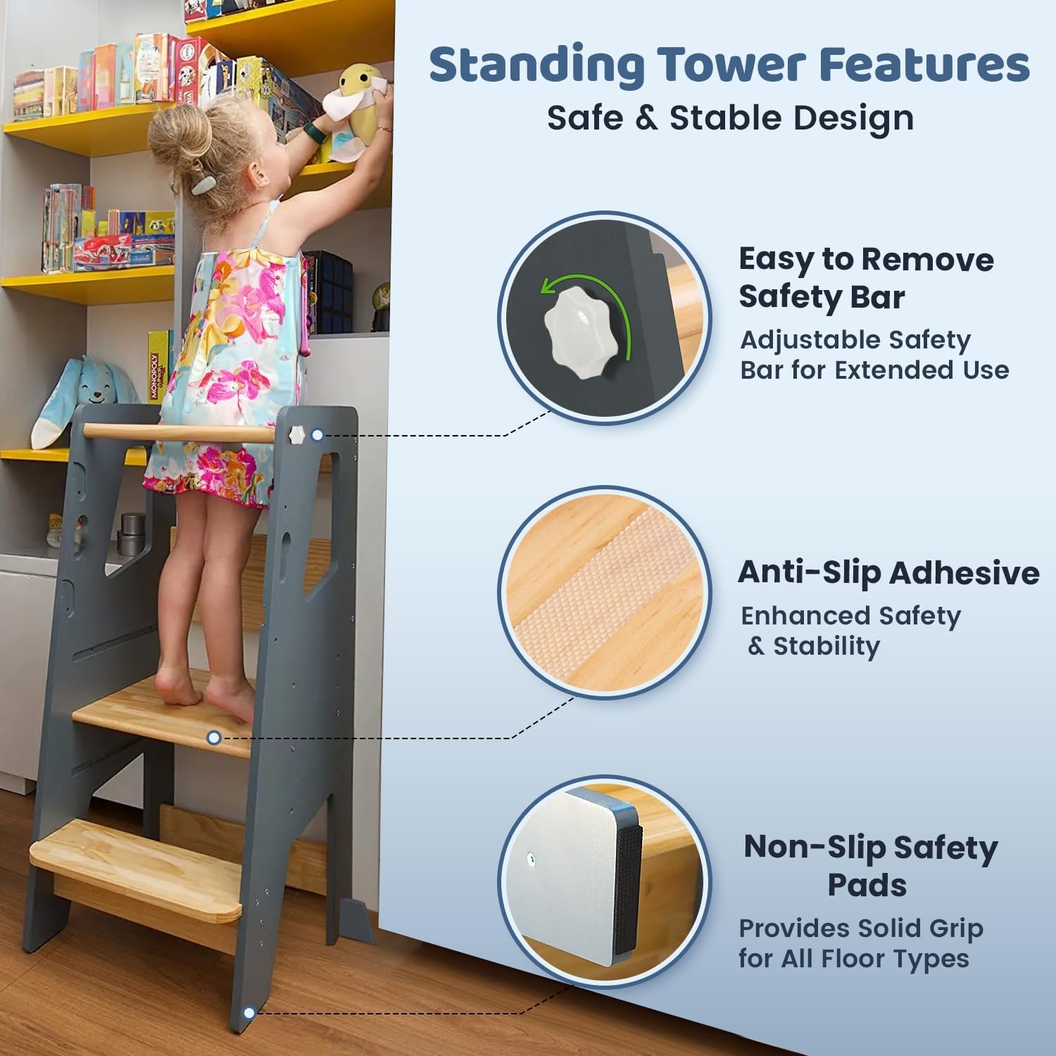 Baby Proof Me Essentials | Montessori Standing Tower