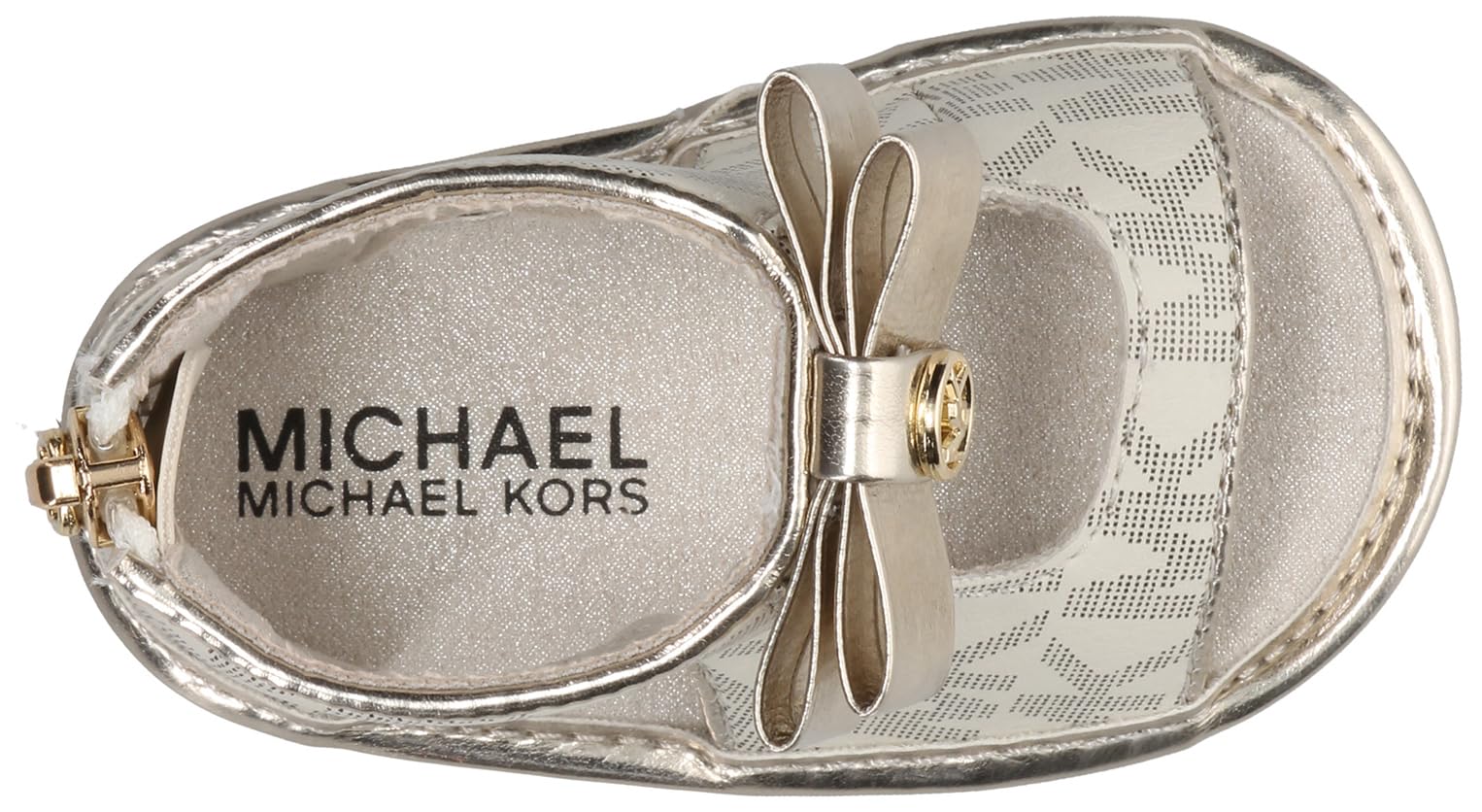 Michael Kors Baby Tilly DAHNIA 3 Girls Crib Shoes Layette Size 1 Vanilla