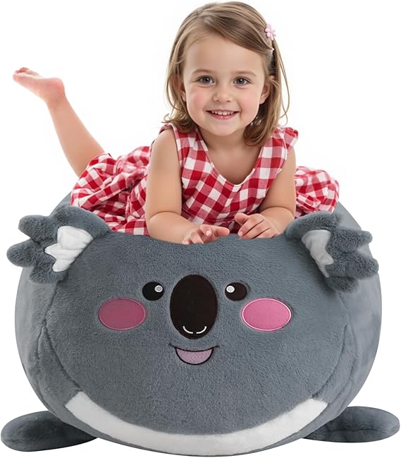 Bean Bag Chairs for Kids, Kid Beanbag Chair Cute Koala with Filler