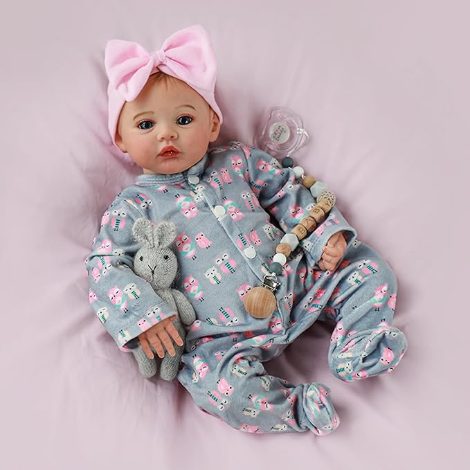 Lifelike Reborn Baby Dolls - 18 Inch Realistic Newborn Baby Dolls Girl, Real Life Baby Dolls