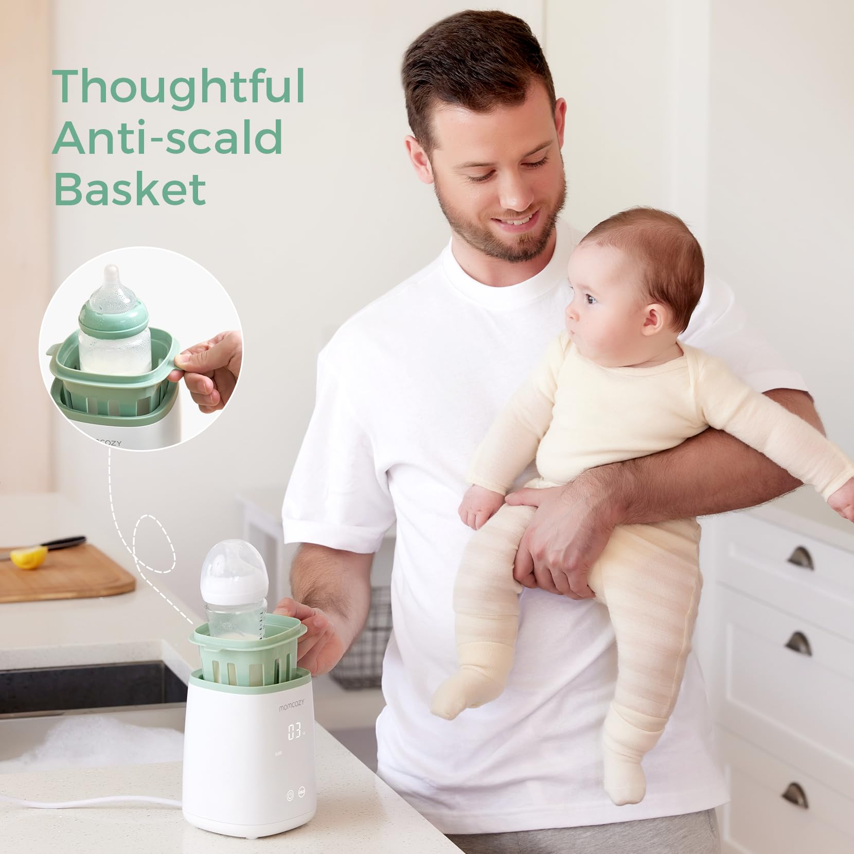 Bottle Warmer, Fast Bottle Warmers for All Bottles with Timer