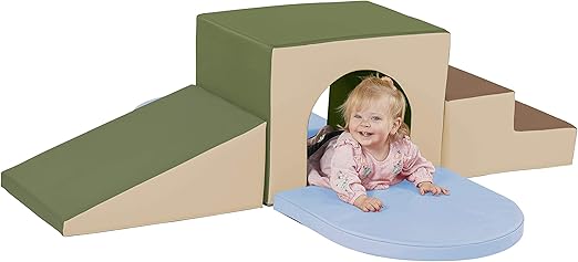 10408-AS SoftScape Single Tunnel Play Foam Climber Plus