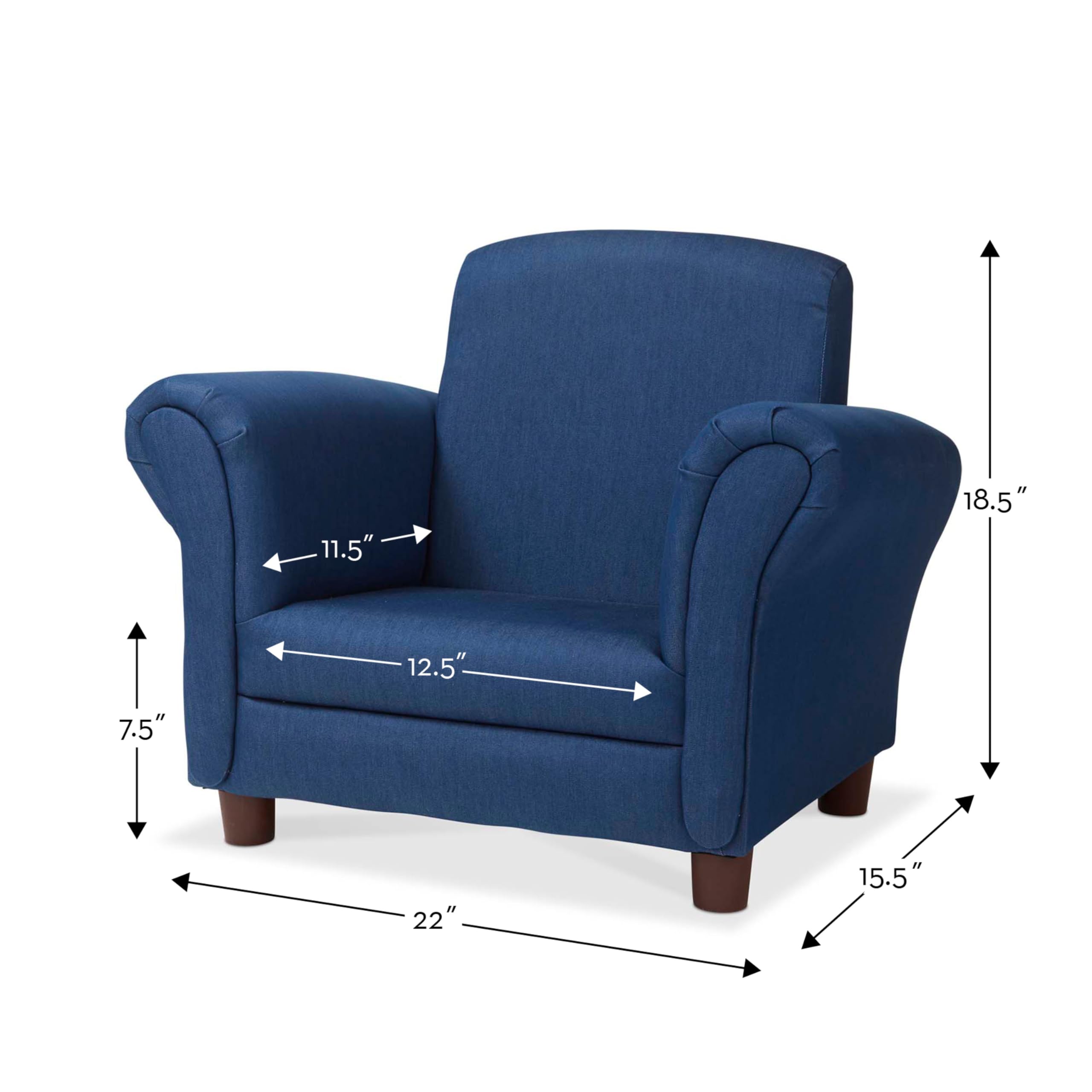 Denim Child's Armchair
