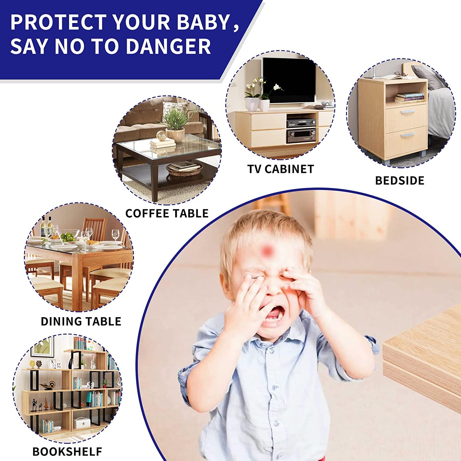 Corner Protector Baby Safety Guards for Furniture
