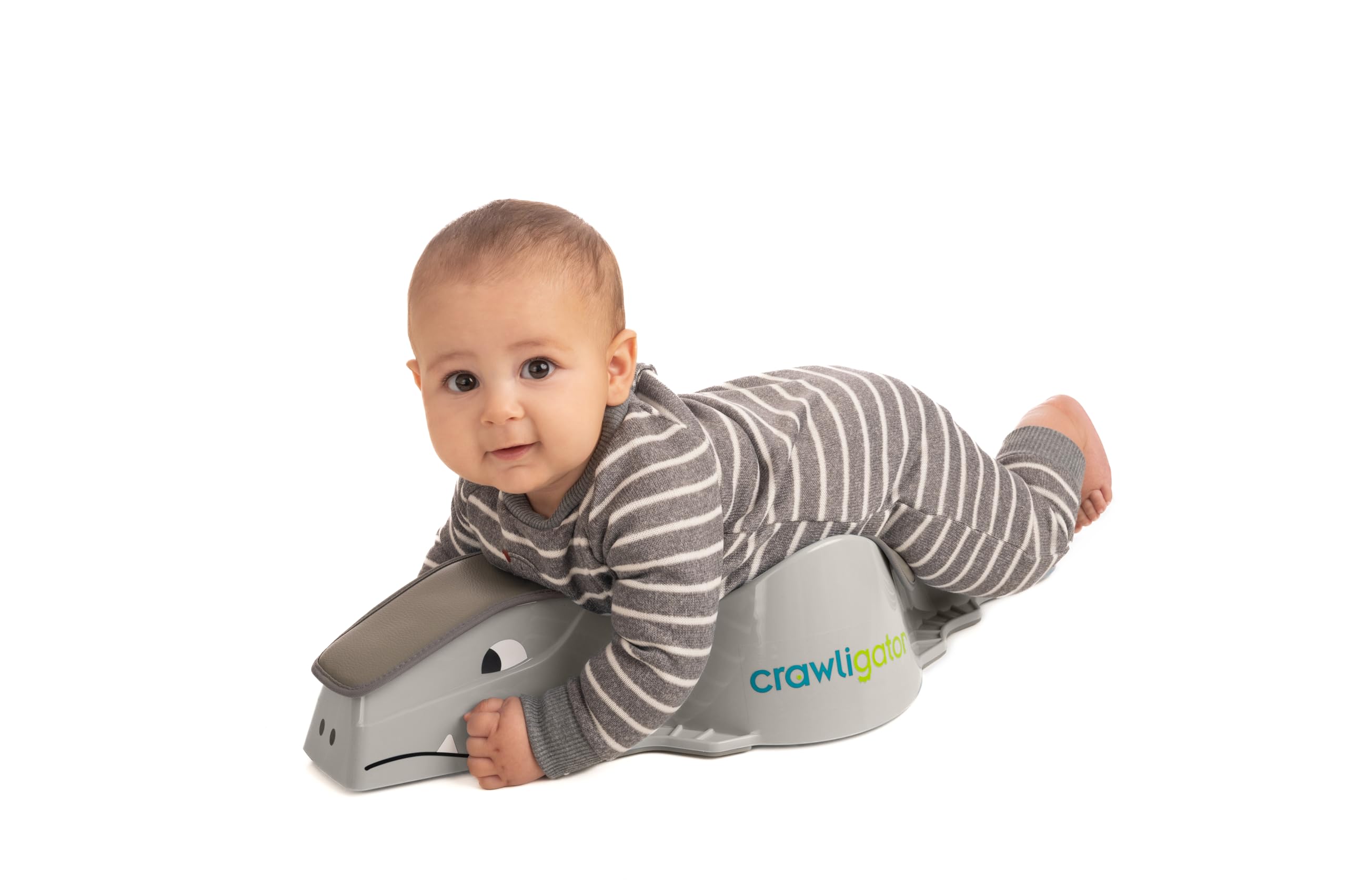 Tummy Time Mobility Toy for Infants 4-12 Months (Slate)