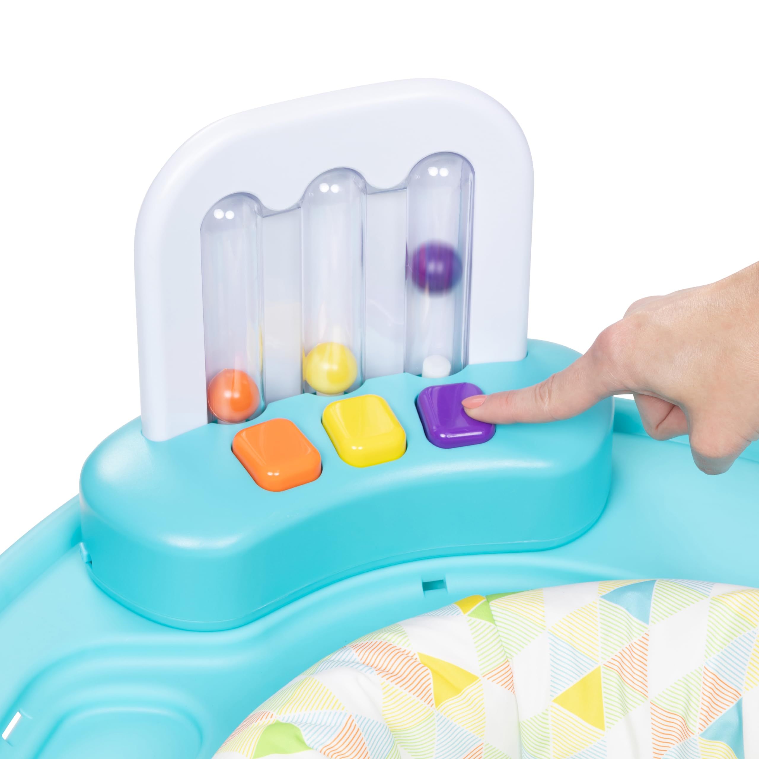 4-in-1 Activity Center Walker with Bouncer and Music