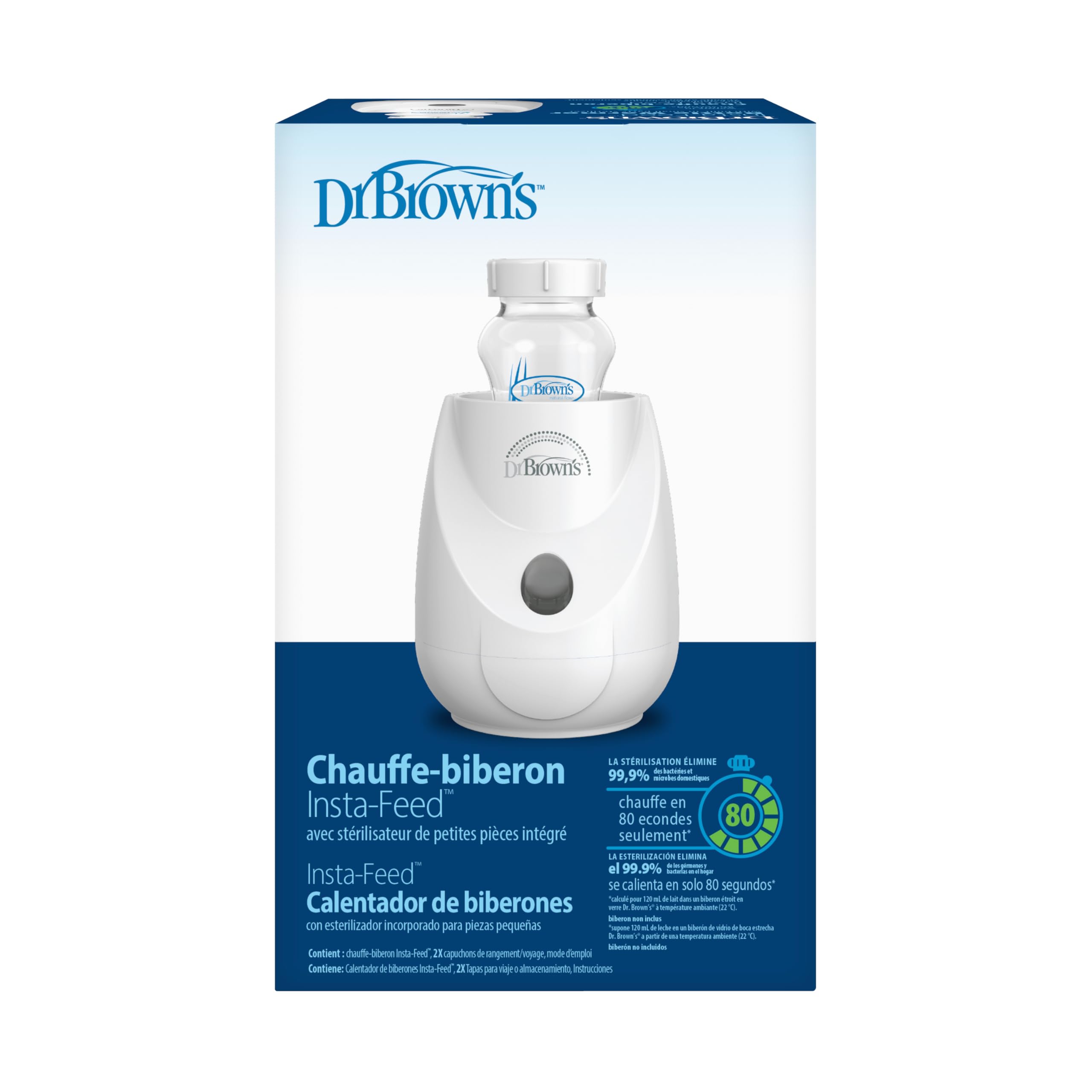 Insta-Feed Baby Bottle Warmer and Sterilizer for Baby Bottles and Baby Food Jars