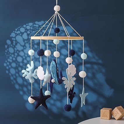 Baby Mobile for Crib, Baby Crib Mobile for Boys Girls, Baby Mobile for Bassinetg