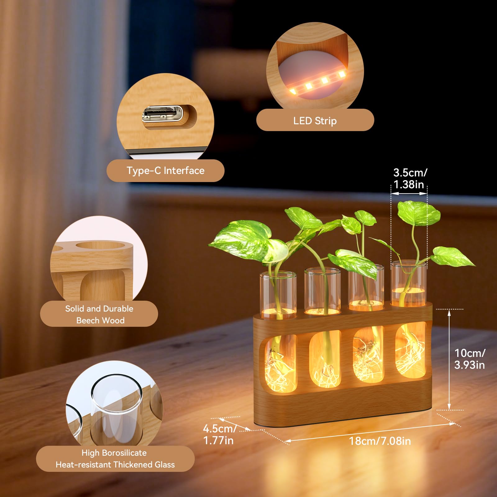 Plant Propagation Station with LED Lights