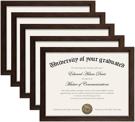 Certificate Frame with High Definition Glass