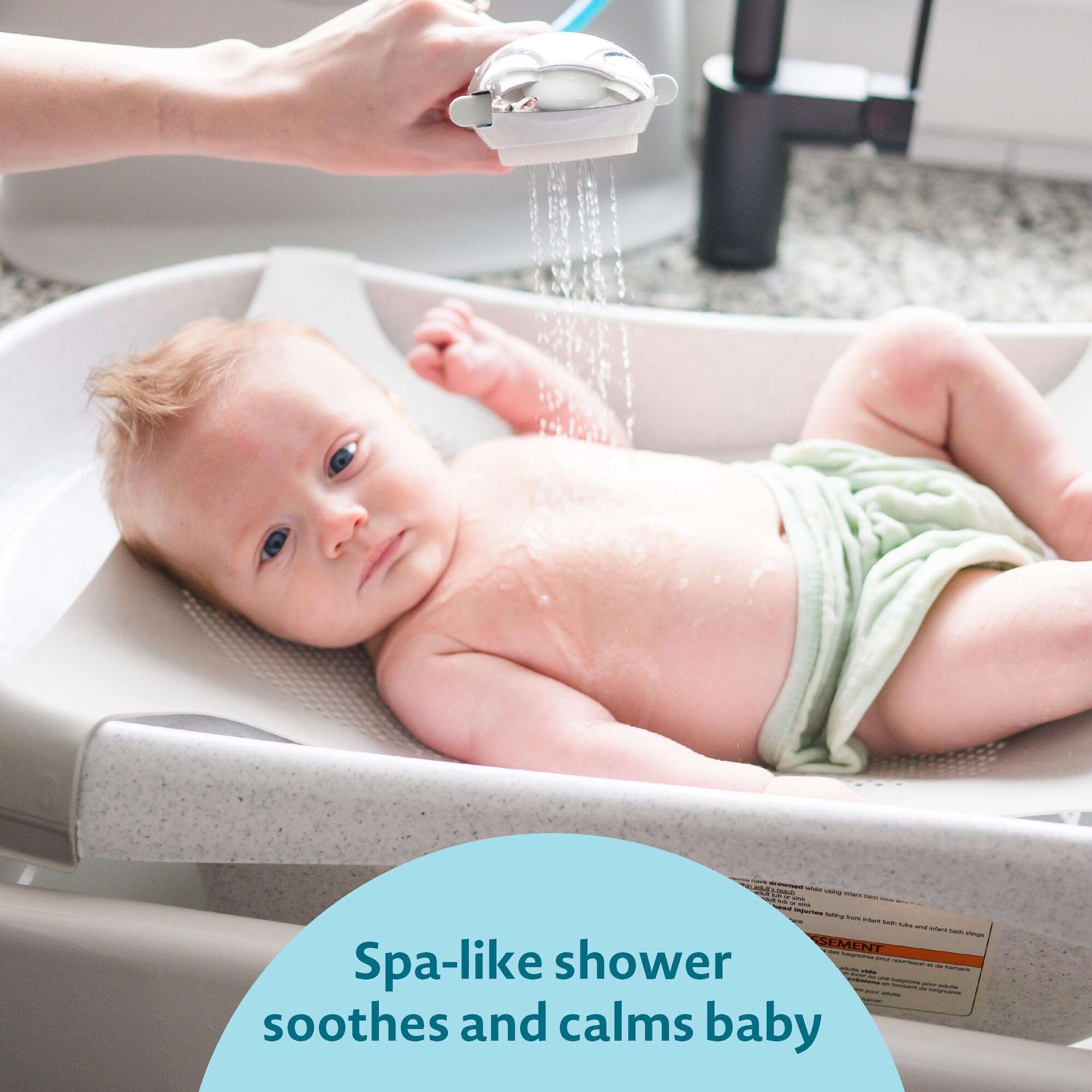 3-in-1 Baby Bathtub with Rain Shower