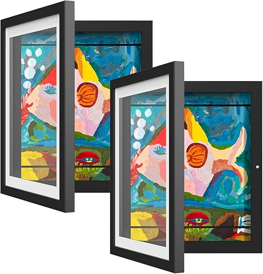 4 Pack Kids Art Frame, Kids Artwork Frames Changeable 8 x10.5