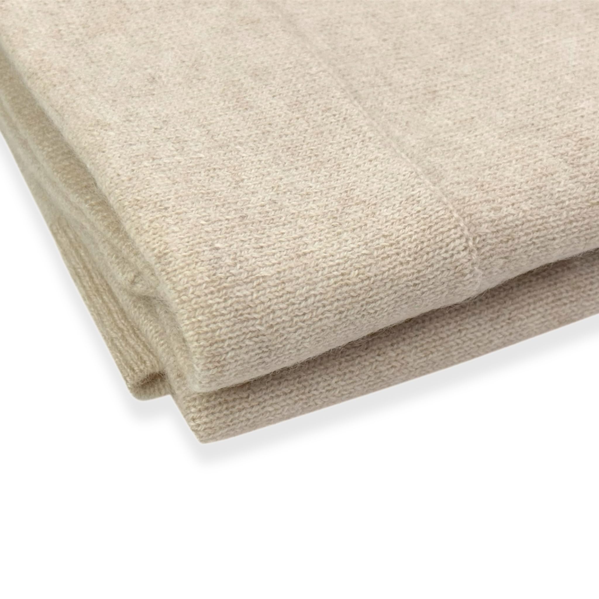 BABY 100% Cashmere Baby Blanket Luxe Knit Design in Brown Sugar