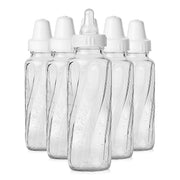Classic Glass Bottle, Twist Bottles, 8 Oz, 1-Pack of 6 Bottles