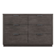 Forever 6 Drawer Dresser, Fully Assembled - Naturals Collection, Rustic Grey