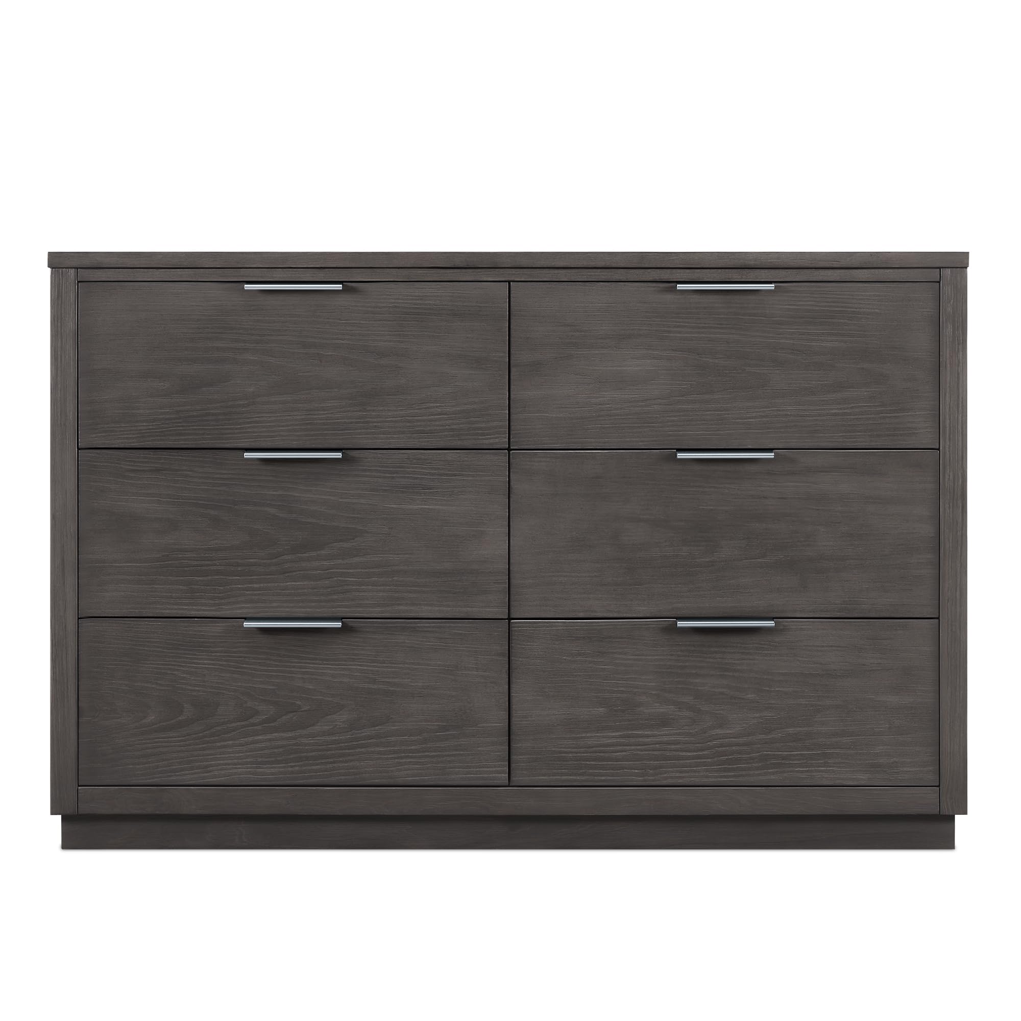 Forever 6 Drawer Dresser, Fully Assembled - Naturals Collection, Rustic Grey