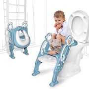 Toddler Potty Training Seat with Step Stool Ladder – Foldable Toilet