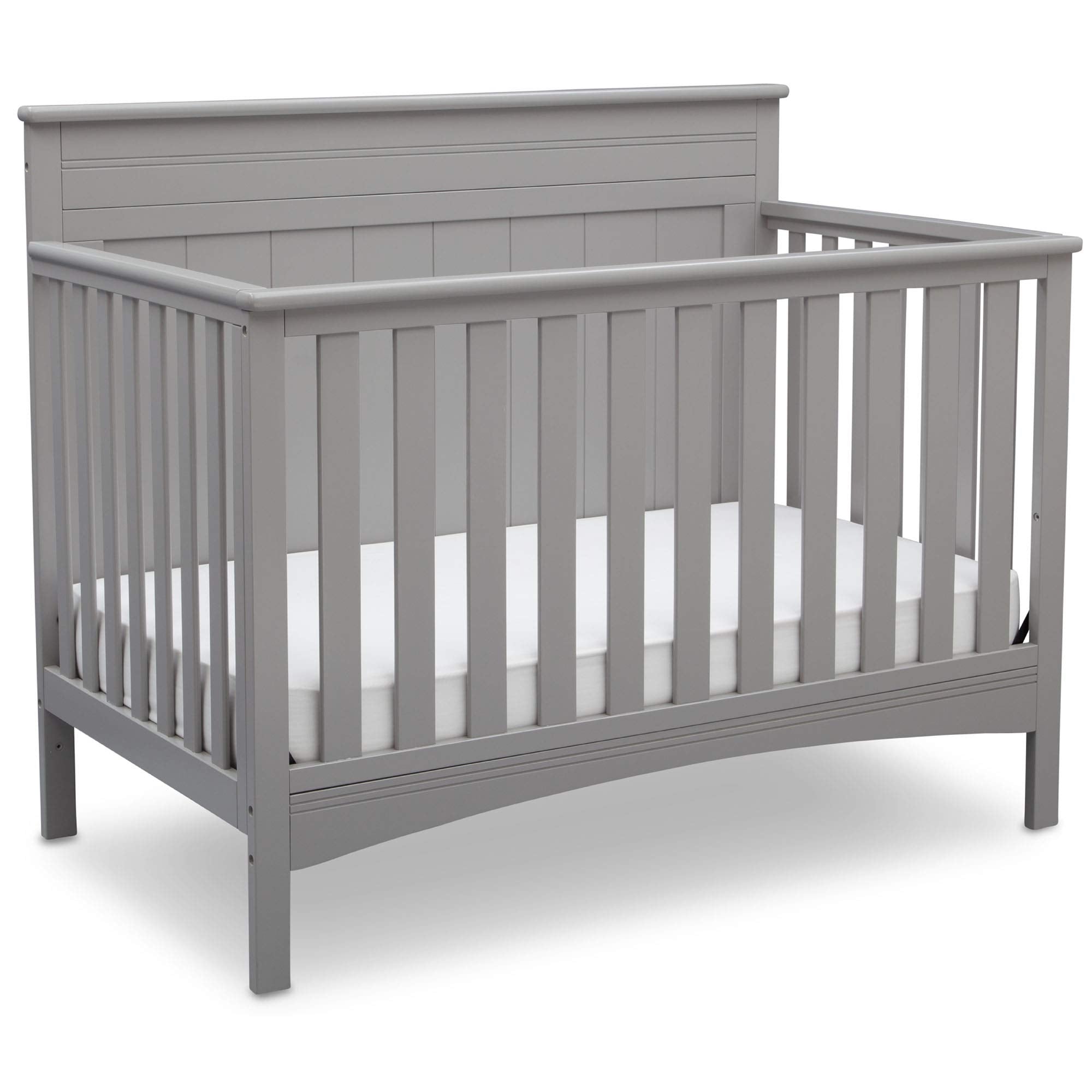4-in-1 Convertible Baby Crib with Adjustable Mattress Heights