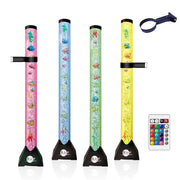 4FT Sensory LED Water Bubble Tube Lamp,with 16 Color Changing Night Light