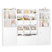 55” Toy Storage Organizer with Removable Bins