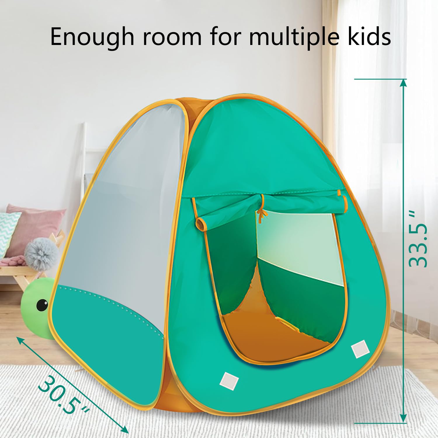 Kids Pop-Up Play Tent for Indoor and Outdoor Use