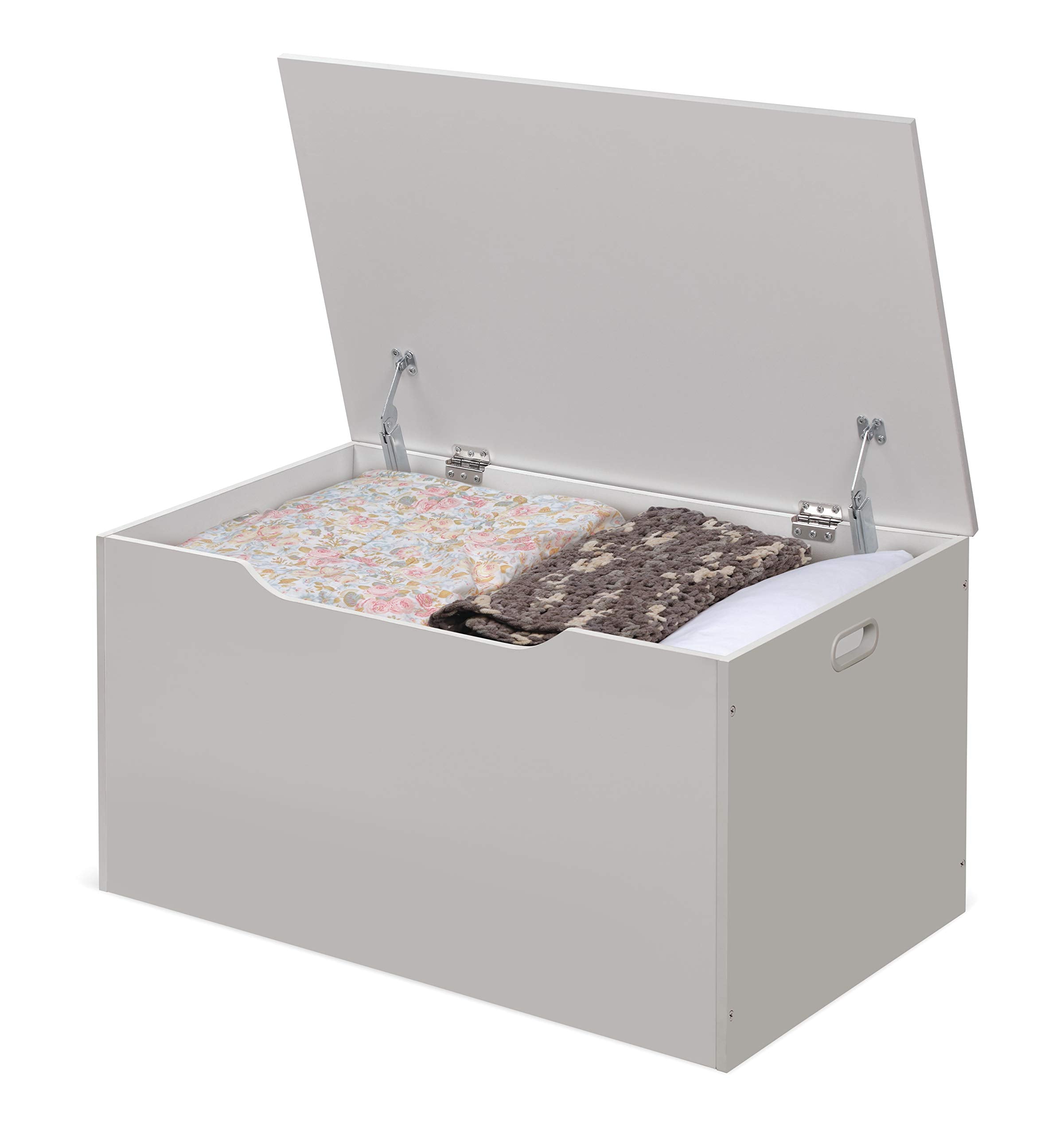 Kids Toy Box Bench - Wooden Chest with Flip-Top Lid