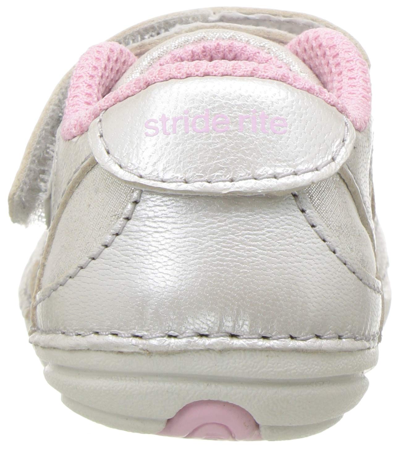 Stride Rite baby girls Soft Motion Jazzy Sneaker, Champagne, 3.5 Infant US