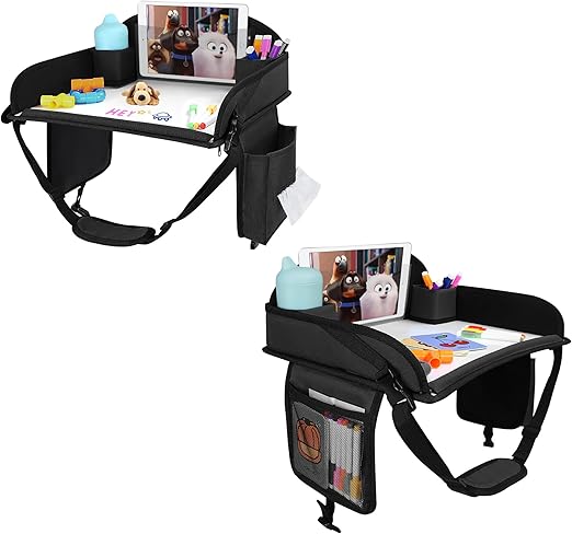 Kids Travel Tray, Travel Tray For Kids Car Seat, Toddler Road Trip Essentials