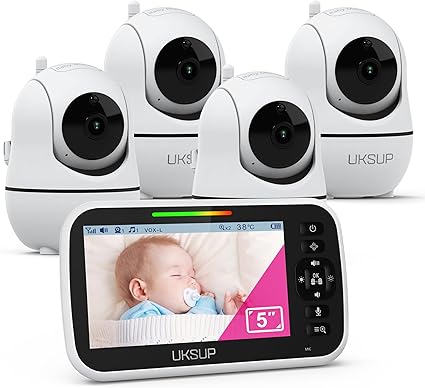 Monitor with Camera and Audio- Video Baby Monitor with 960ft