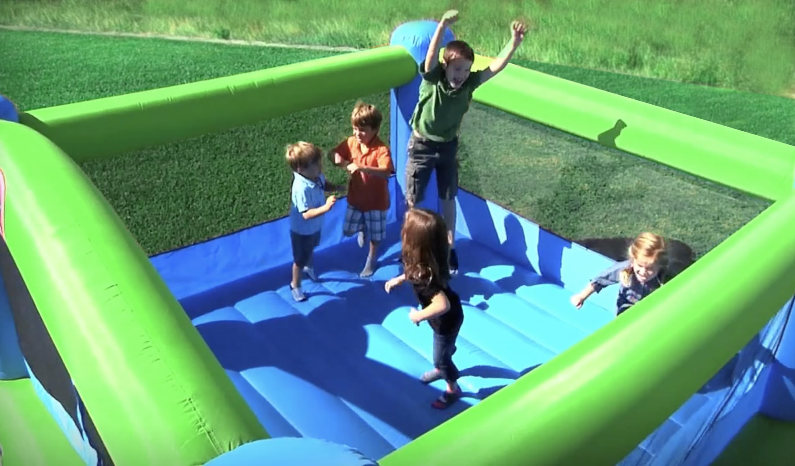 Big Ol Bouncer Inflatable Bounce House w/Blower - Huge - Premium Quality - 6 Players