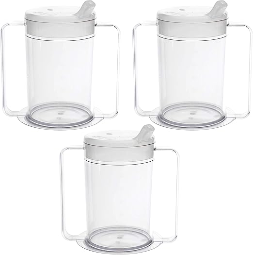 12oz Adult Sippy Cup with Handles - Independence Sip Cups for Adults
