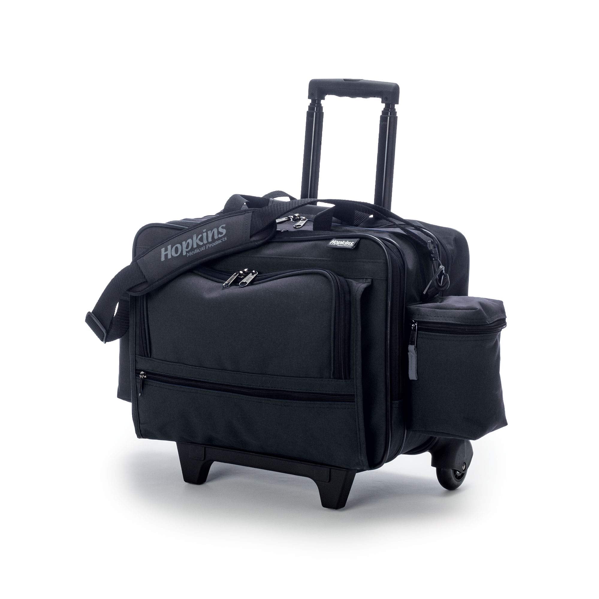 Rolling Med Bag with EZ-View: Waterproof, Ultimate Mobility for Healthcare Pros